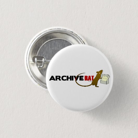 Archiv-Ratte (Version 2) Button (Vorne & Hinten)