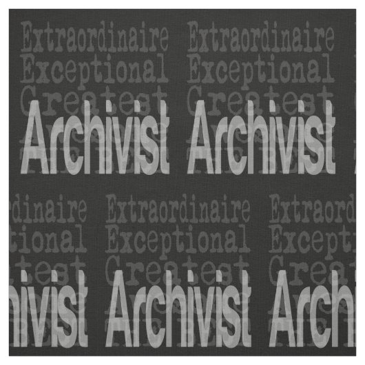Archivar Extraordinaire Stoff (Muster)