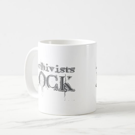 Archivar-Felsen Kaffeetasse (Vorderseite Links)