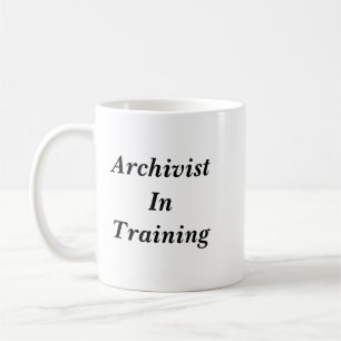 Archivar in der Trainings-Tasse Kaffeetasse