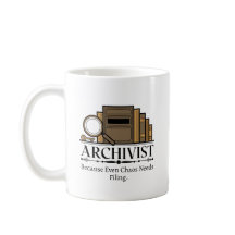 Archivar Personalisiert mit editierbarem Zitat