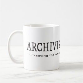 Archivare - Retten der Welt Kaffeetasse
