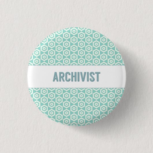 Archivarknopf, auf Aqua Button (Vorderseite)