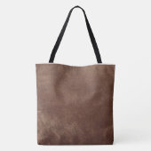 Archivars Ledertextur-Ästhetik-Tasche Tasche (Rückseite)
