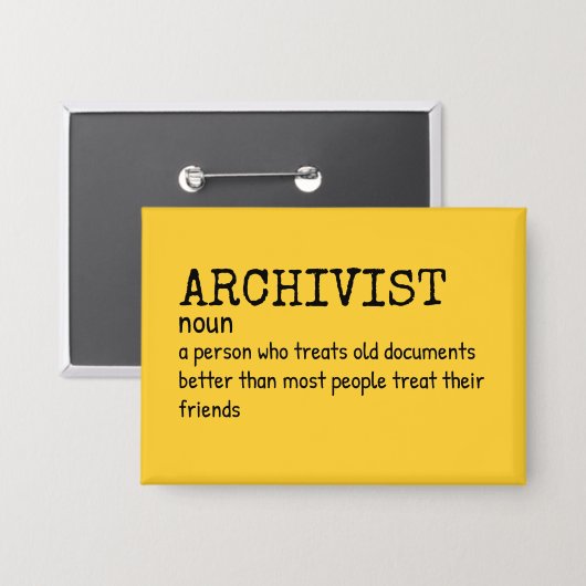 Archivdefinition - Funny Button (Vorderseite/Rückseite)