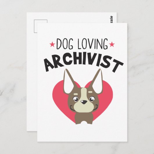 Archivdog Postkarte (Vorne/Hinten)