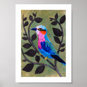 Archivdruck "Hübsch Birdie" mit der Grenze (Matte) Poster