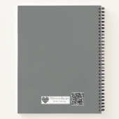 Archive Dot Matrix | Datengetriebenes minimalistis Notizblock (Rückseite)