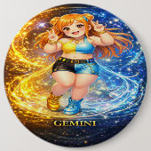 Archive Galaxy: Gemini Vocal Twins Button (Vorderseite)