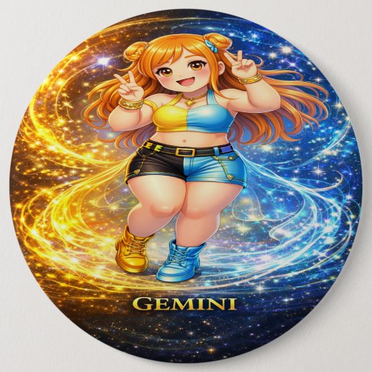 Archive Galaxy: Gemini Vocal Twins Button (Vorderseite)