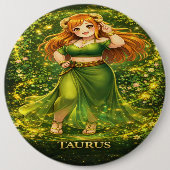 Archive Galaxy: Taurus Gilded Rose Button (Vorderseite)