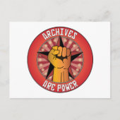 Archive sind Power Postkarte (Vorderseite)