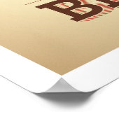 Archivierungspapier - Die Kunst der Bean Poster (Ecke)