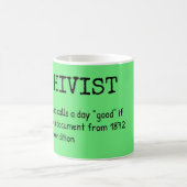 Archivist Definition Tasse - Geschenk für Historie (Mittel)