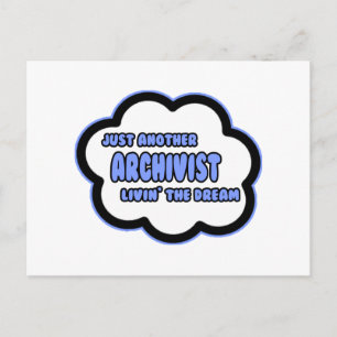 Archivist .. Der Traum von Livin Postkarte
