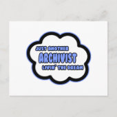 Archivist .. Der Traum von Livin Postkarte (Vorderseite)