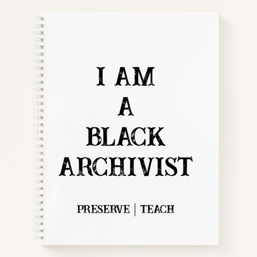 Archivist Feldnotizheft Spiralbindung Notizblock (Vorderseite)