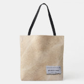 Archivist’s Vault: Linen-Look Personalized Tote Tasche (Vorderseite)