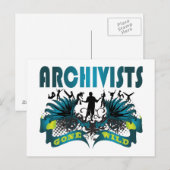 Archivists Gone Wild Postkarte (Vorne/Hinten)