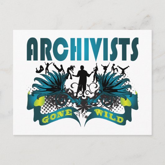 Archivists Gone Wild Postkarte (Vorderseite)