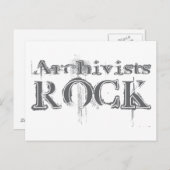Archivists Rock Postkarte (Vorne/Hinten)