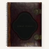 Archivist's Vault: Stray Verses Leather Journal Notizblock (Vorderseite)