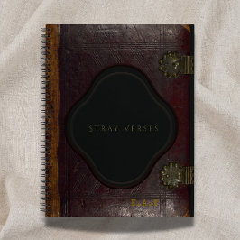 Archivist's Vault: Stray Verses Leather Journal Notizblock