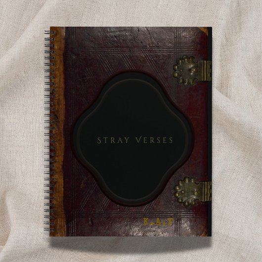 Archivist's Vault: Stray Verses Leather Journal Notizblock