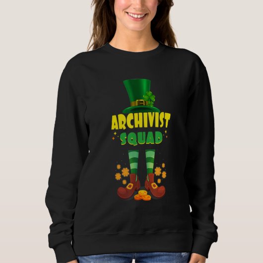 ArchivSquad Funny Irish St Patrick Day Sweatshirt (Vorderseite)