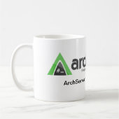 ArchServer änderte mein Leben Kaffeetasse (Links)