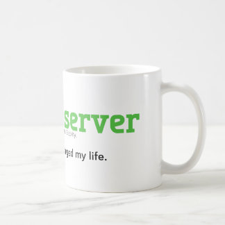 ArchServer änderte mein Leben Kaffeetasse