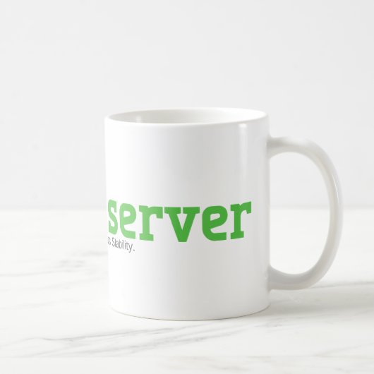 Archserver Tasse mit unserem Logo (Rechts)