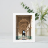 Archway at Hassan II Mosque, Casablanca, Marokko Postkarte (Stehend Vorderseite)