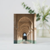Archway at Hassan II Mosque, Casablanca, Marokko Postkarte (Stehend Vorderseite)