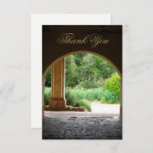 Archway Garden Dankeschön Karte (Vorne/Hinten)