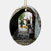 Archway in Obidos, Portugal Keramikornament (Rechts)