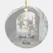 Archway in Obidos, Portugal Keramikornament (Hinten)