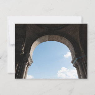 Archway View von Sacré-Coeur, Paris Postkarte