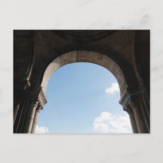 Archway View von Sacré-Coeur, Paris Postkarte (Vorderseite)
