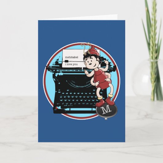 Archy Lieben Mehitabel Karte (Vorderseite)