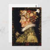 Arcimboldo-Frühjahr Postkarte (Vorne/Hinten)