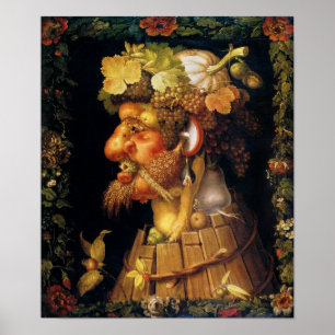 Arcimboldo Herbstposter Poster