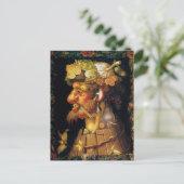 Arcimboldo Herbstpostkarte Postkarte (Stehend Vorderseite)