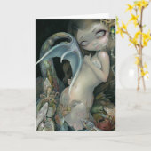 "Arcimboldo Meerjungfrau-" Gruß-Karte Karte (Gelbe Blume)