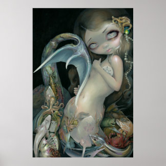 Arcimboldo Mermaid ART PRINT Pop Surrealismus Meer Poster