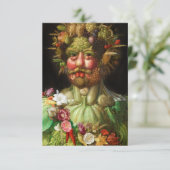 Arcimboldo Rudolf II Einladung (Stehend Vorderseite)