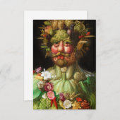 Arcimboldo Rudolf II Einladung (Vorne/Hinten)