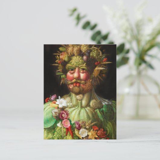 Arcimboldo Rudolf II Postkarte (Stehend Vorderseite)