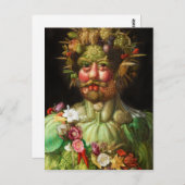 Arcimboldo Rudolf II Postkarte (Vorne/Hinten)