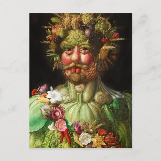 Arcimboldo Rudolf II Postkarte (Vorderseite)